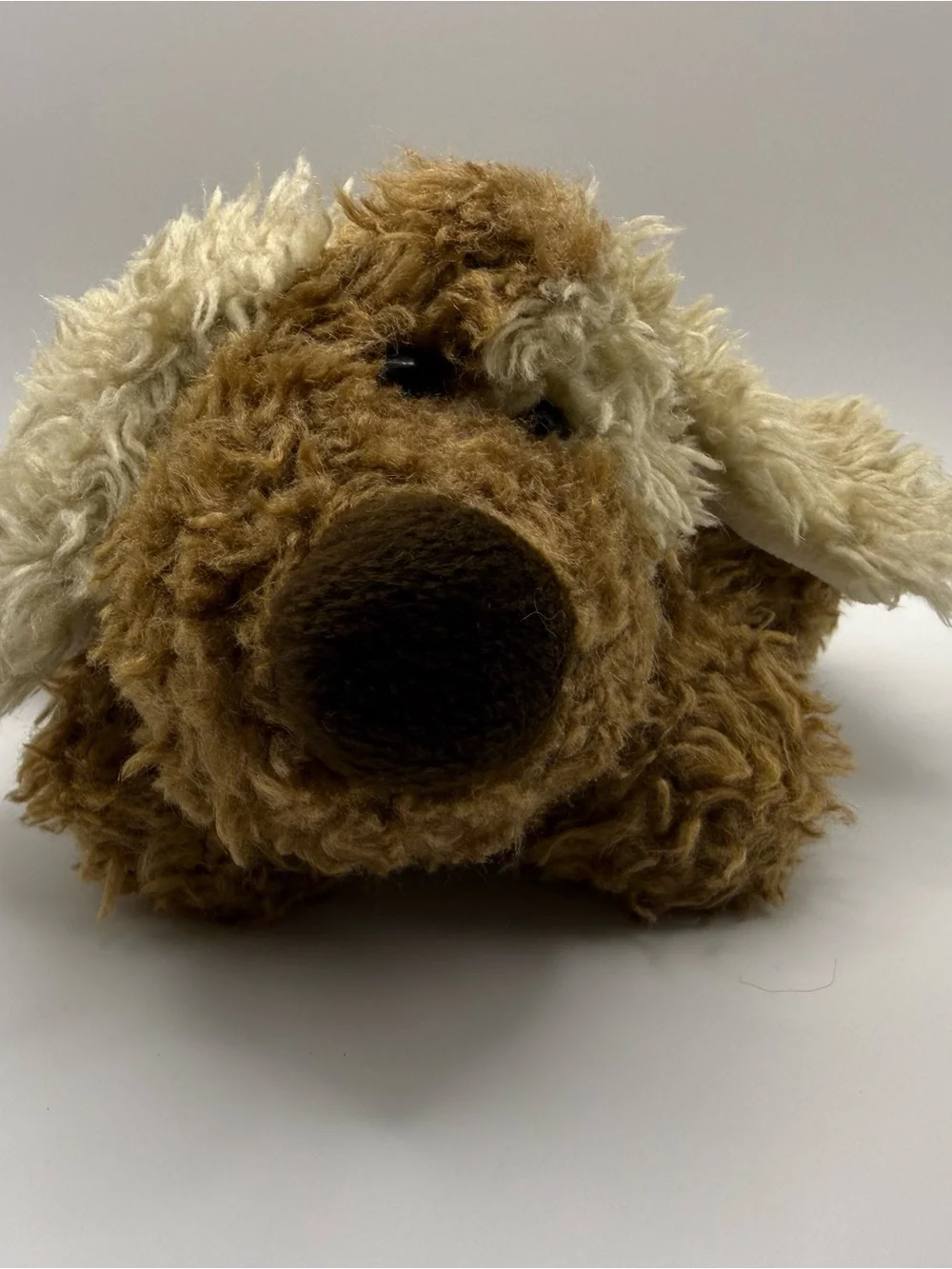 Vintage 1999 Rare Ganz “Puppers” H3421  Brown/Cream Scruffy Dog Plush (GZPL-02)